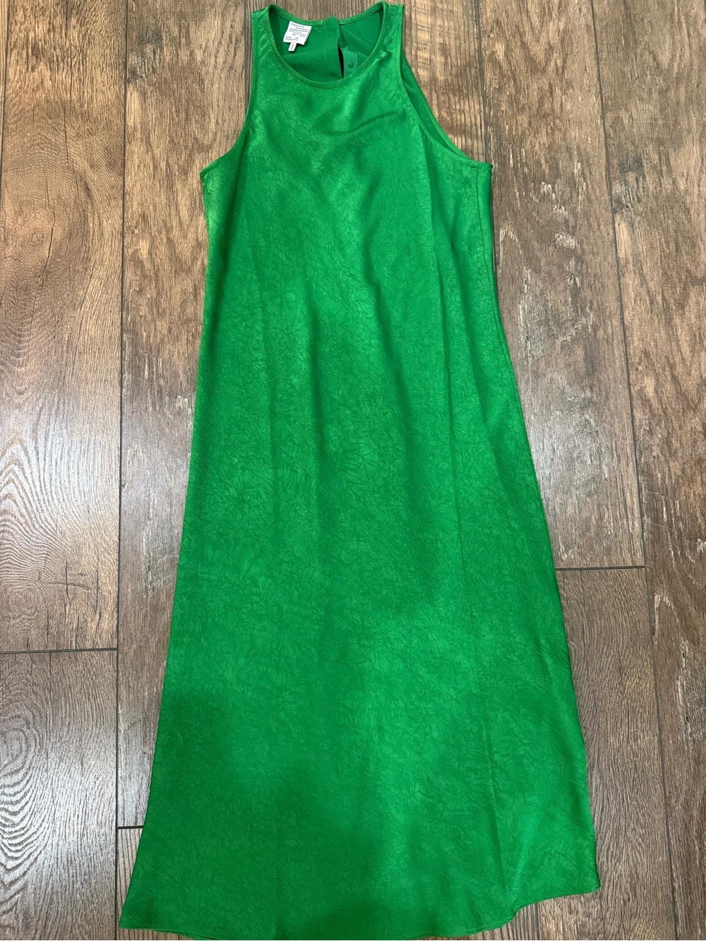 Sleeveless Green Midi Dress